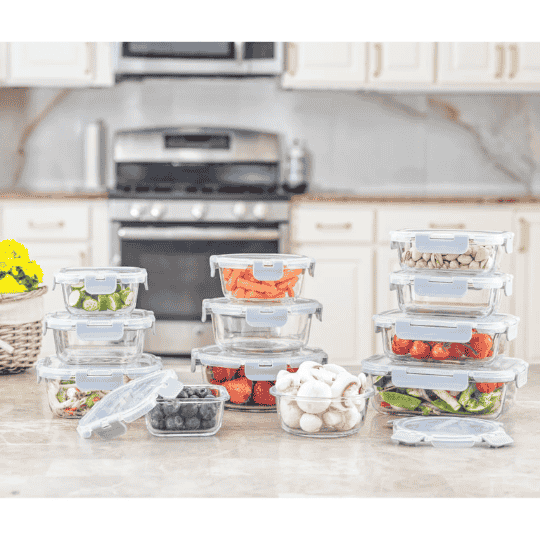 24 piece superior glass food storage set 24 piece superior glass food storage set